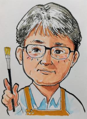 さなちゃん似顔絵